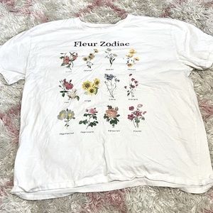 Fleur Zodiac over-sized shirt